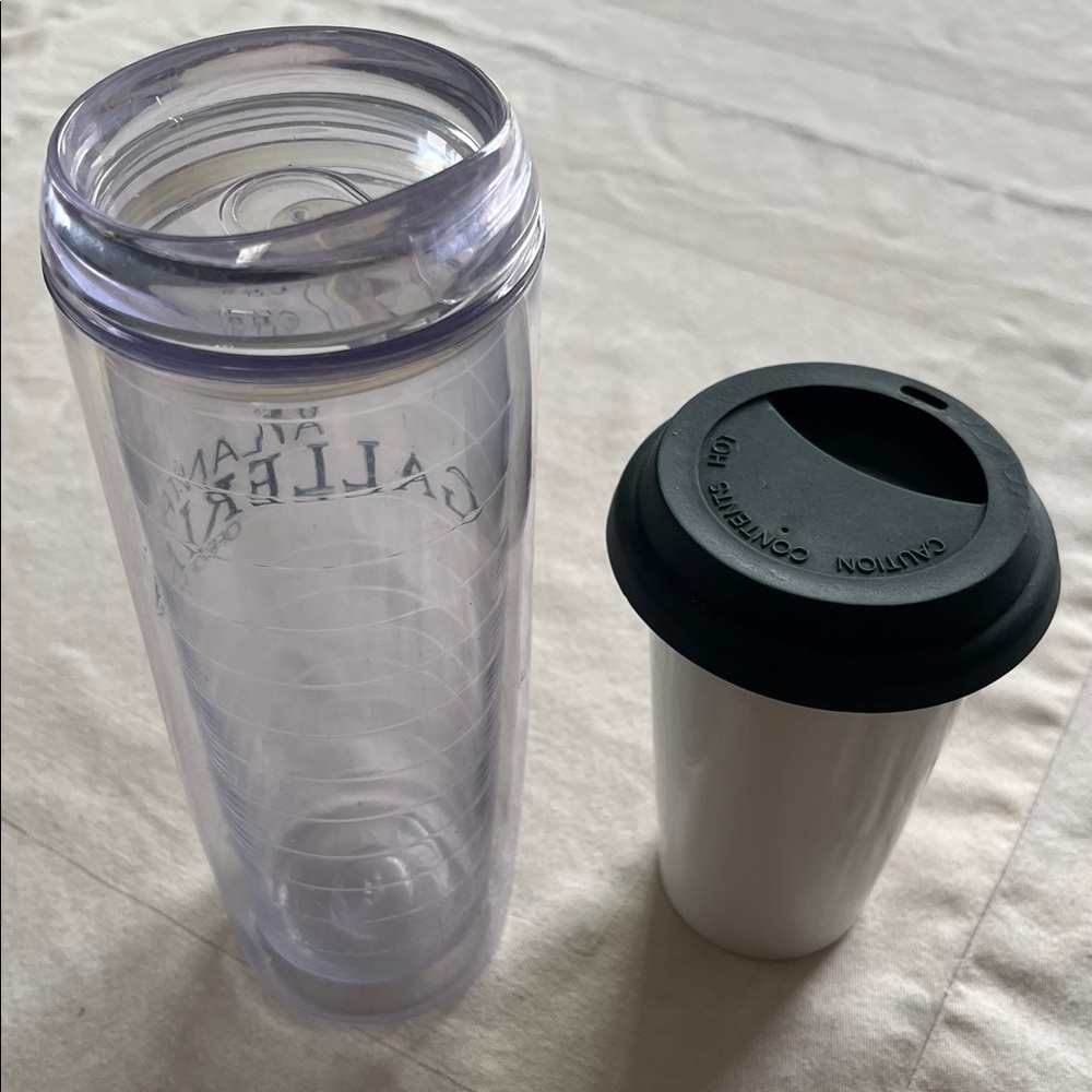Atlanta Galleria  Travel Tumbler and  Ceramic Mug With Black Silicone Lid Set - Picture 4 of 4